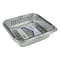 Home Plus Home Plus Durable Foil 7-7/8 in. W X 7-7/8 in. L Cake Pan Silver 3 pk D18030 - alternate 2